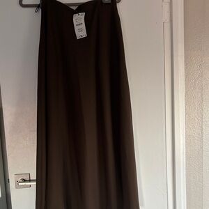 Zara Women’s Brown Maxi Skirt - Classic Long Skirt size XS